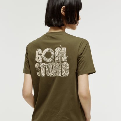 MAP LOGO AIRDRY TEE - OLIVE GREEN