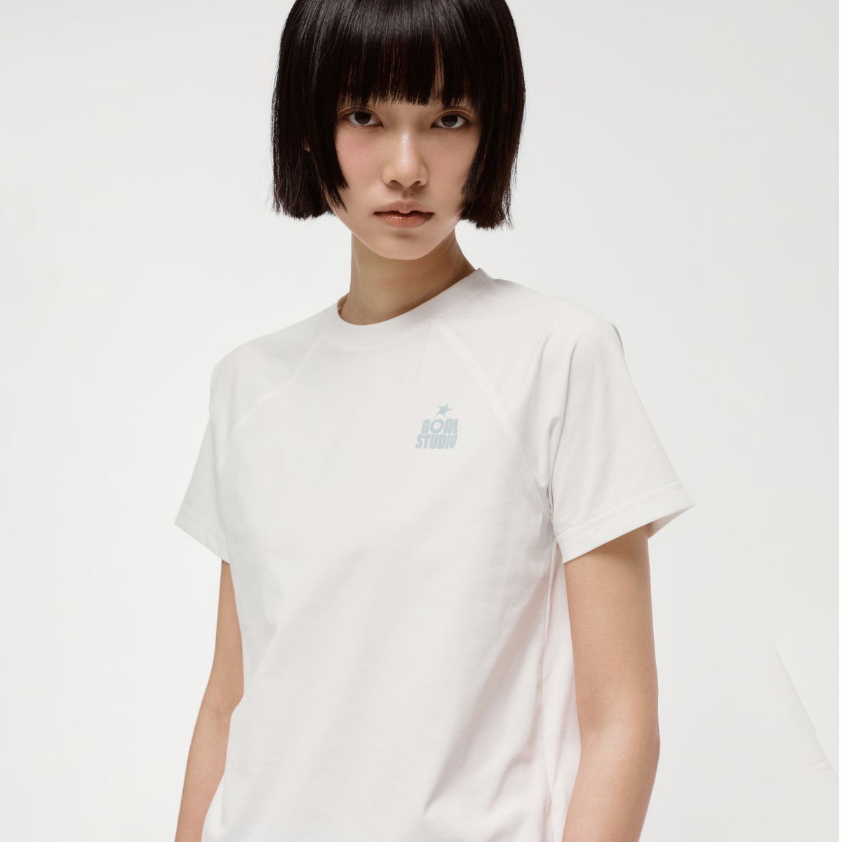 W'S ESSENTIAL AIRDRY TEE - OFF WHITE