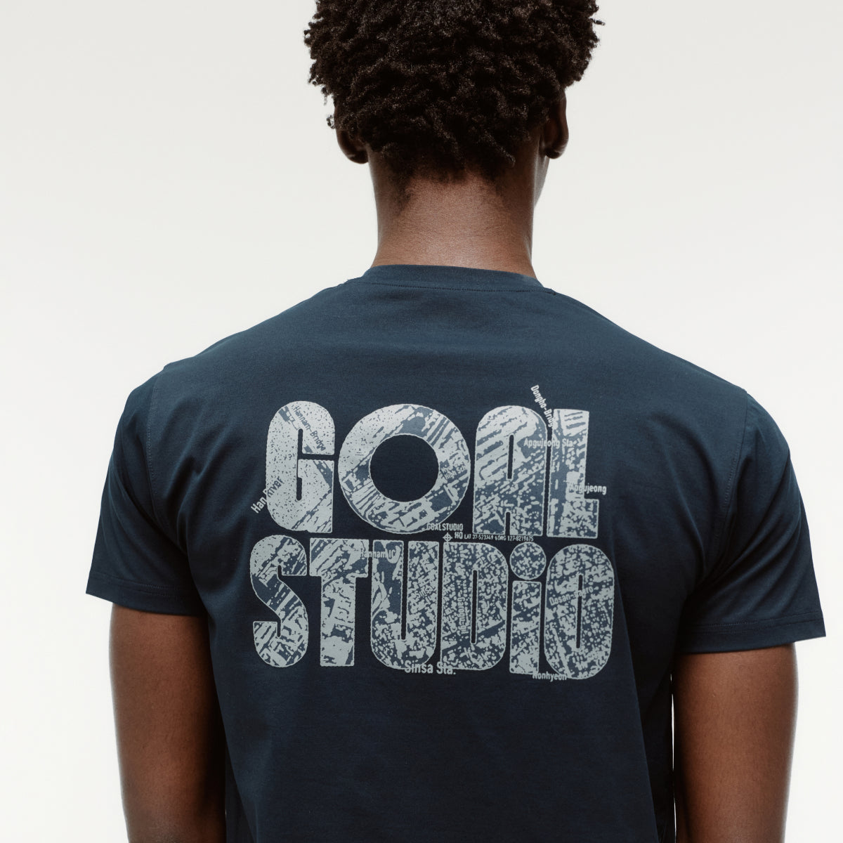 MAP LOGO AIRDRY TEE - NAVY