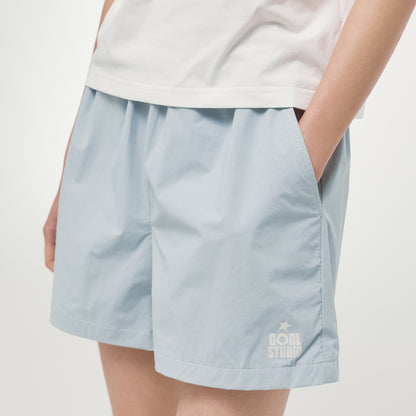 W'S ESSENTIAL STRETCH SHORTS - SKYBLUE