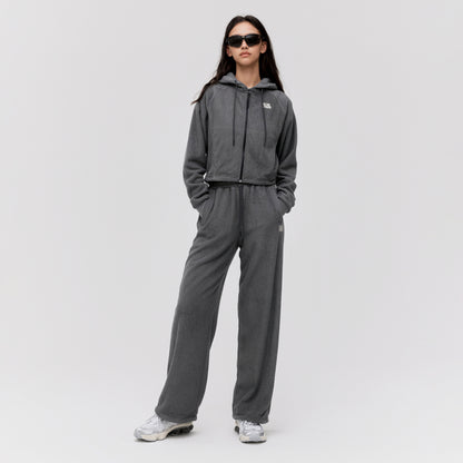 W'S TERRY FLEECE PANTS - CHARCOAL