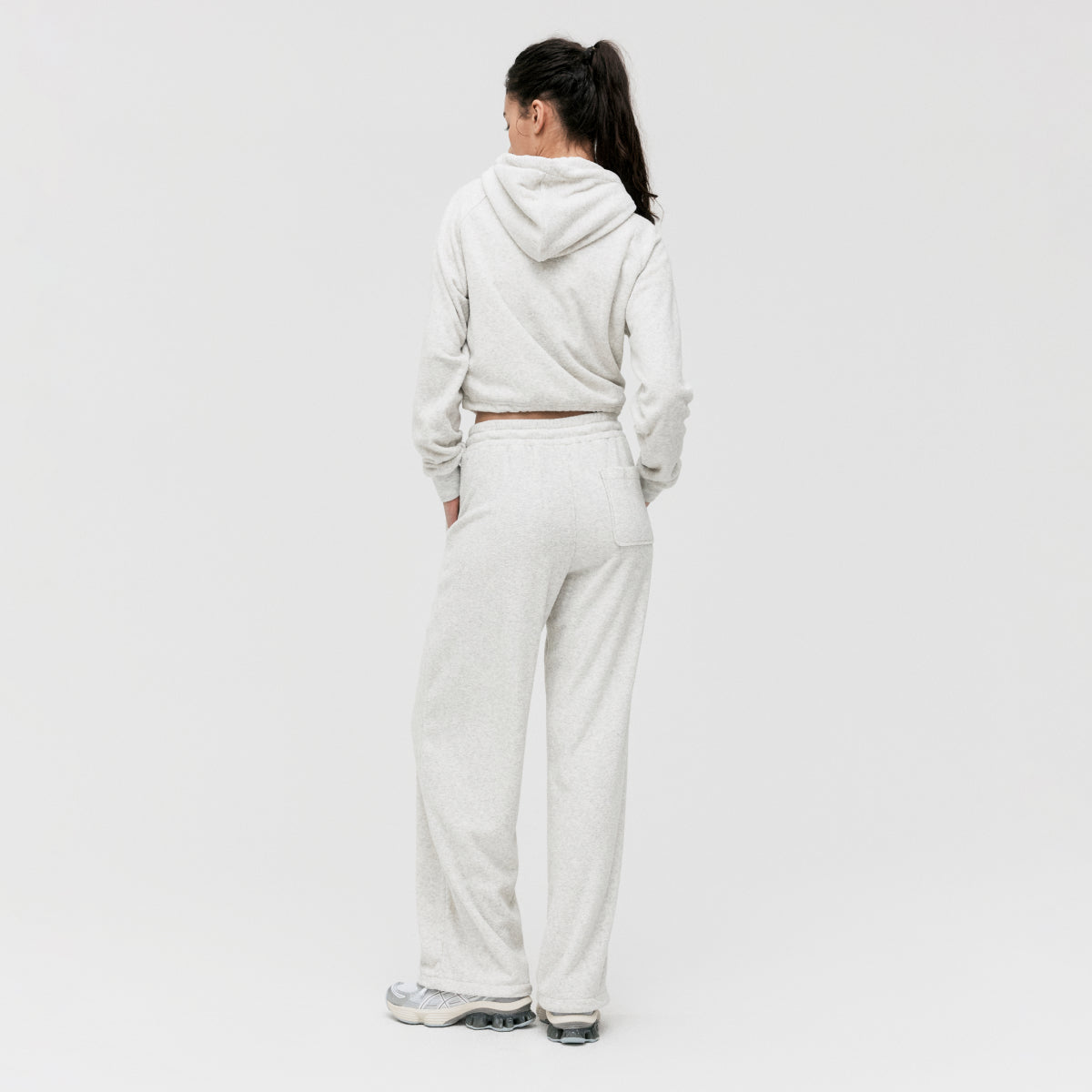 W'S TERRY FLEECE PANTS - OATMEAL