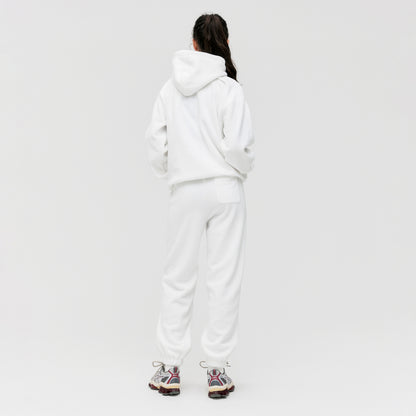 ESSENTIAL MICROFLEECE JOGGER - OFF WHITE