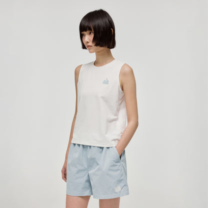 W'S ESSENTIAL AIRDRY SLEEVELESS - OFF WHITE