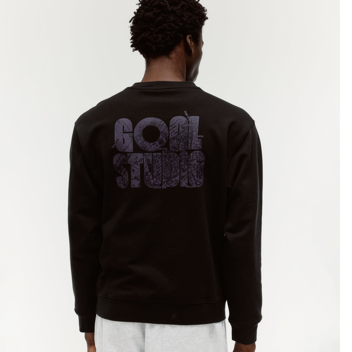 MAP LOGO CREWNECK - BLACK