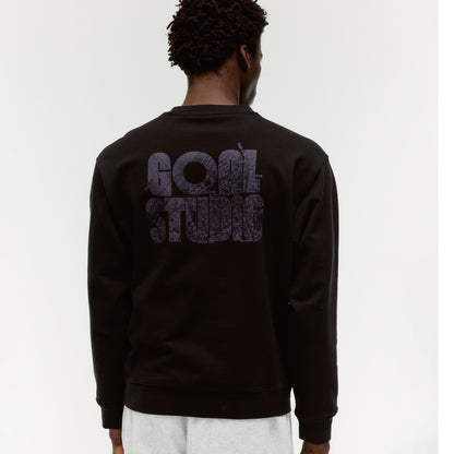 MAP LOGO CREWNECK - BLACK