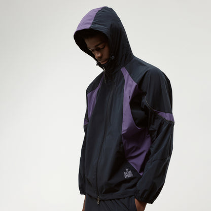 M'S COLOR-BLOCK JACKET - NAVY