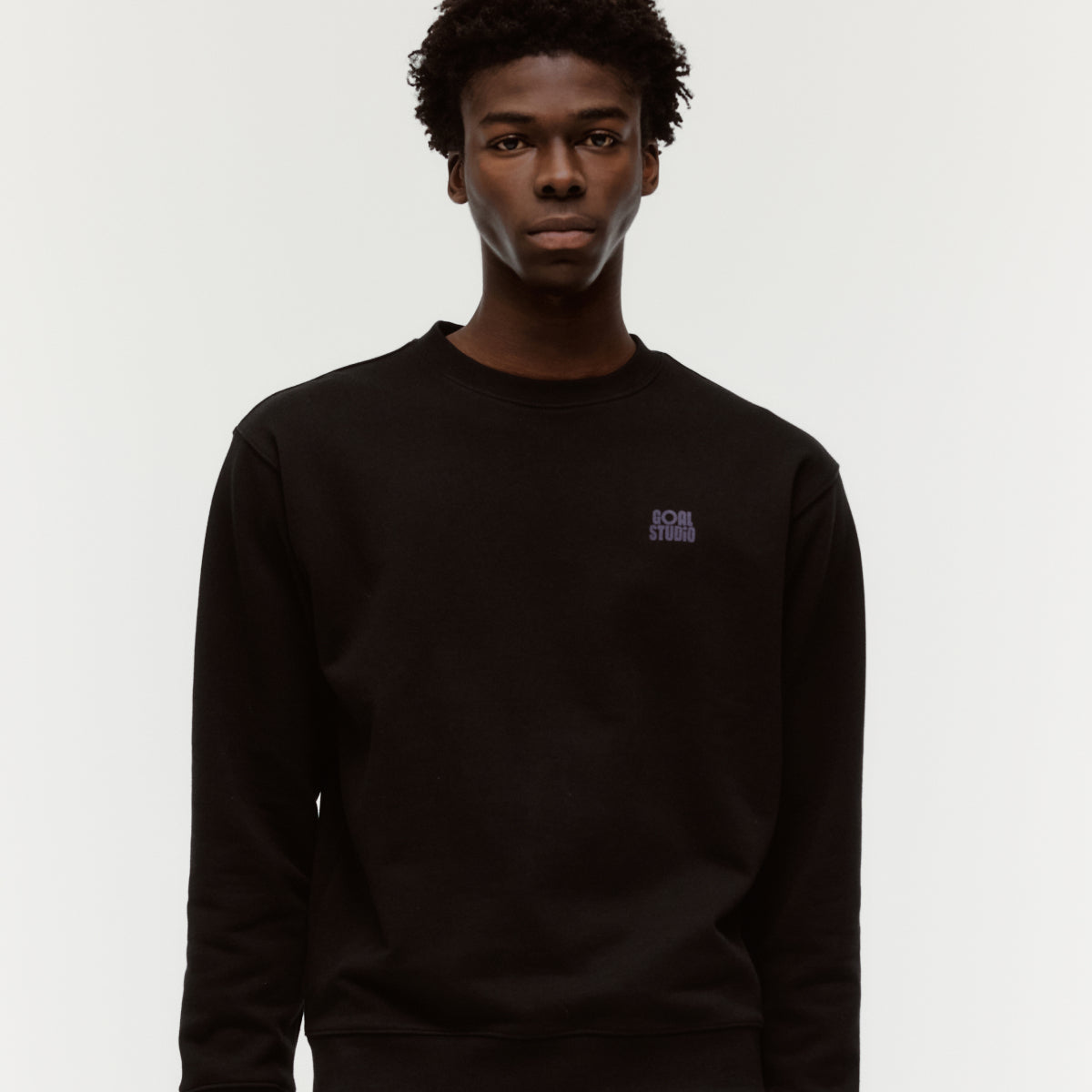 MAP LOGO CREWNECK - BLACK