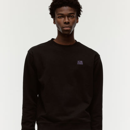 MAP LOGO CREWNECK - BLACK