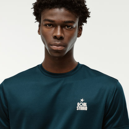 ACTIVE TRACK GOAL LOGO TEE - DARK GREEN