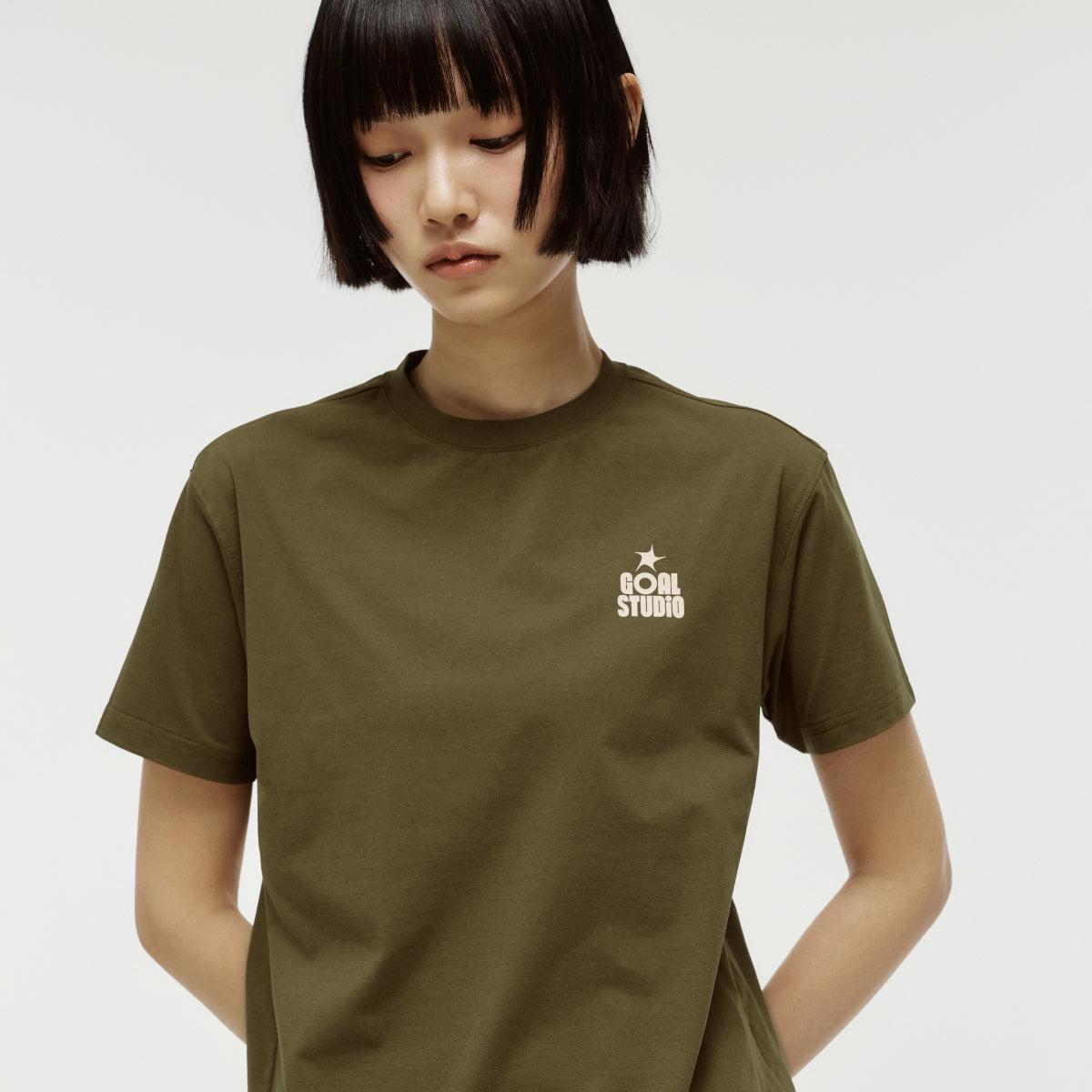 MAP LOGO AIRDRY TEE - OLIVE GREEN