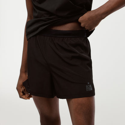 M'S 5" RUNNING SHORTS - BLACK