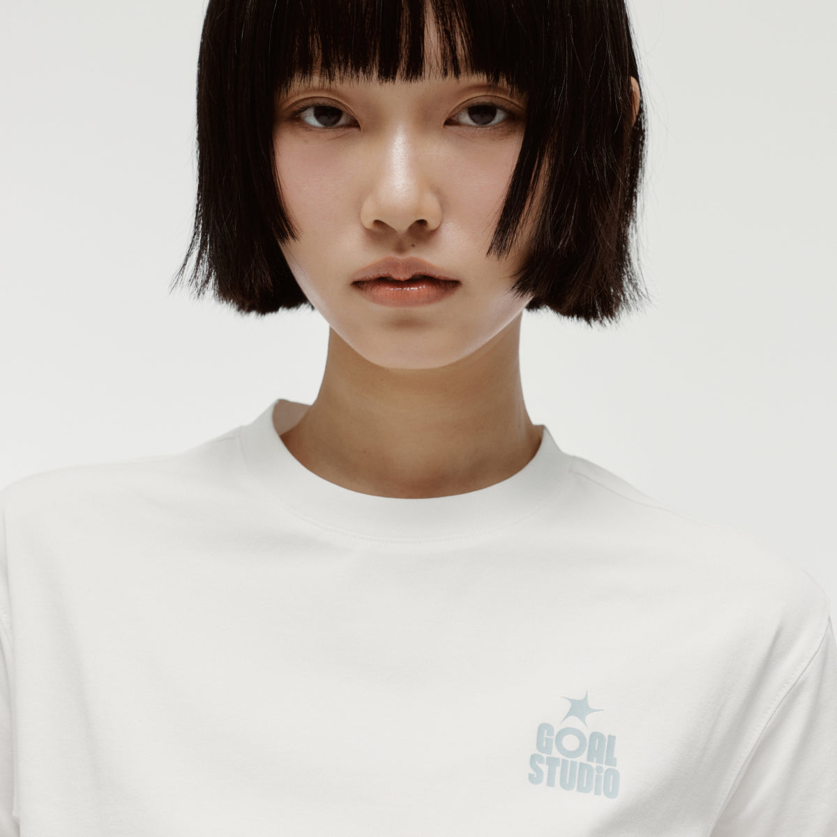 MAP LOGO AIRDRY TEE - OFF WHITE