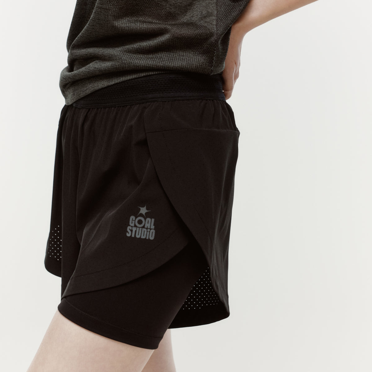W'S 2" RUNNING SHORTS - BLACK