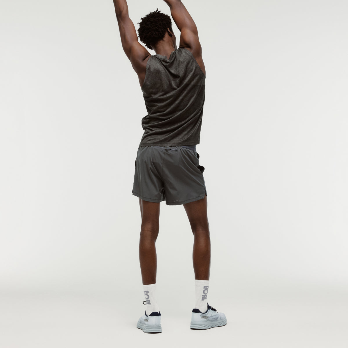 M'S JACQUARD SLEEVELESS - CHARCOAL