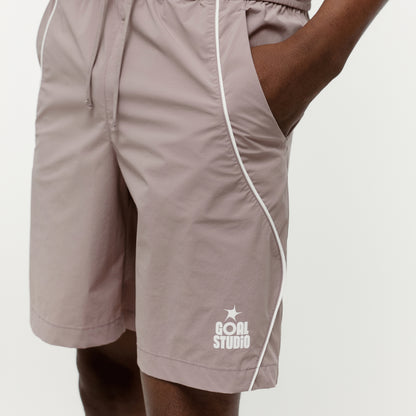 9" BERMUDA SHORTS - BROWN