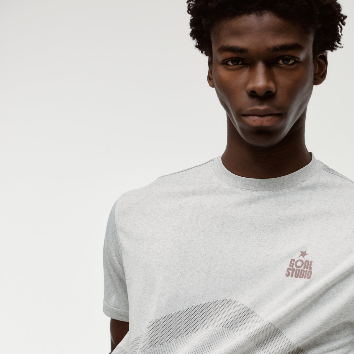 M'S JACQUARD TEE - BEIGE