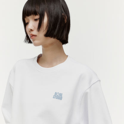 MAP LOGO CREWNECK - OFF WHITE