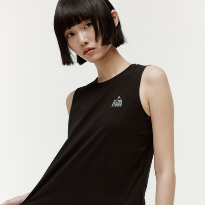 W'S ESSENTIAL AIRDRY SLEEVELESS - BLACK