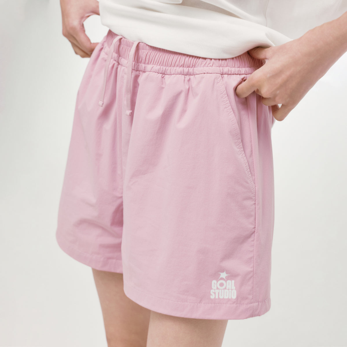 W'S ESSENTIAL STRETCH SHORTS - LIGHT PINK