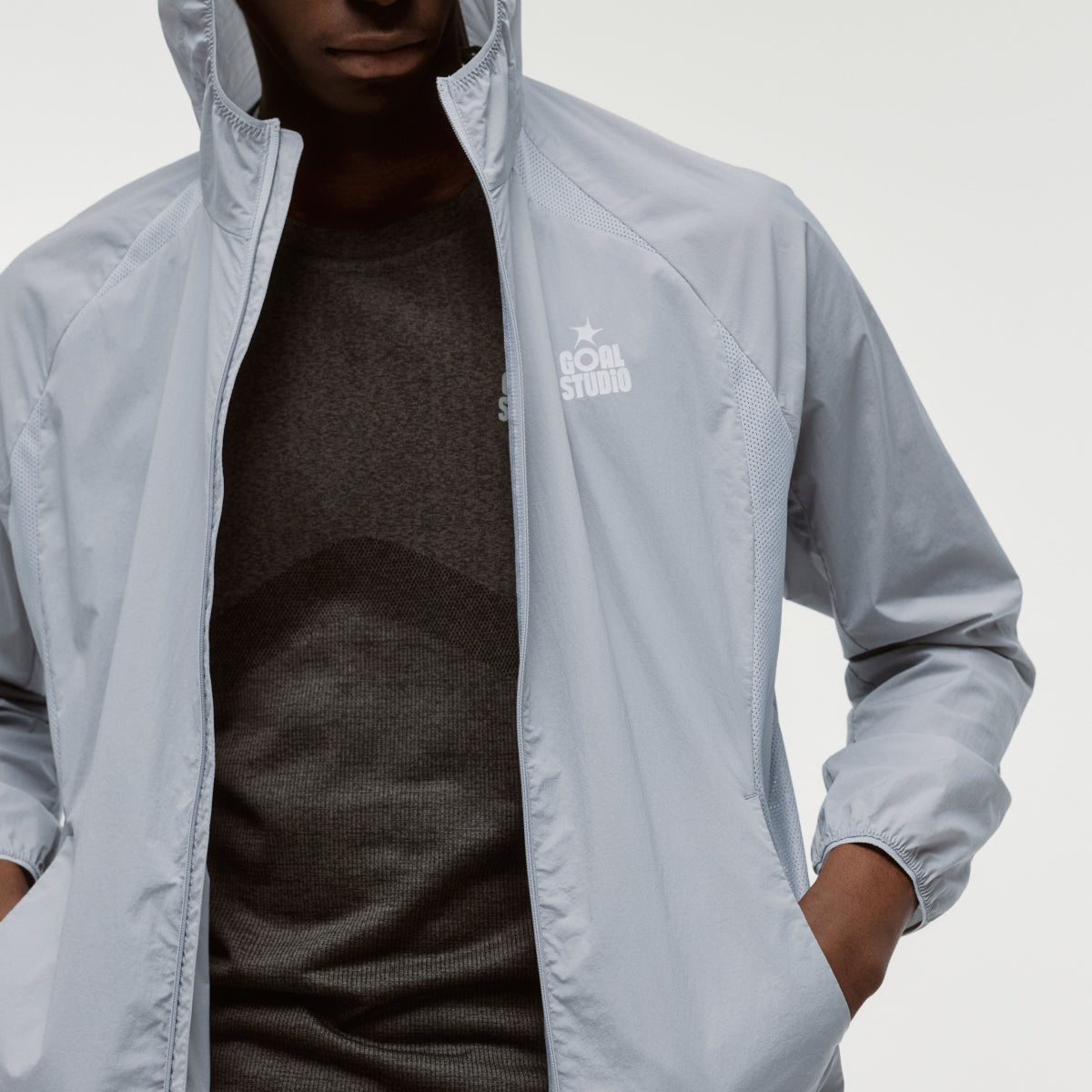 M'S ESSENTIAL SUPER LIGHT JACKET - LIGHT GREY