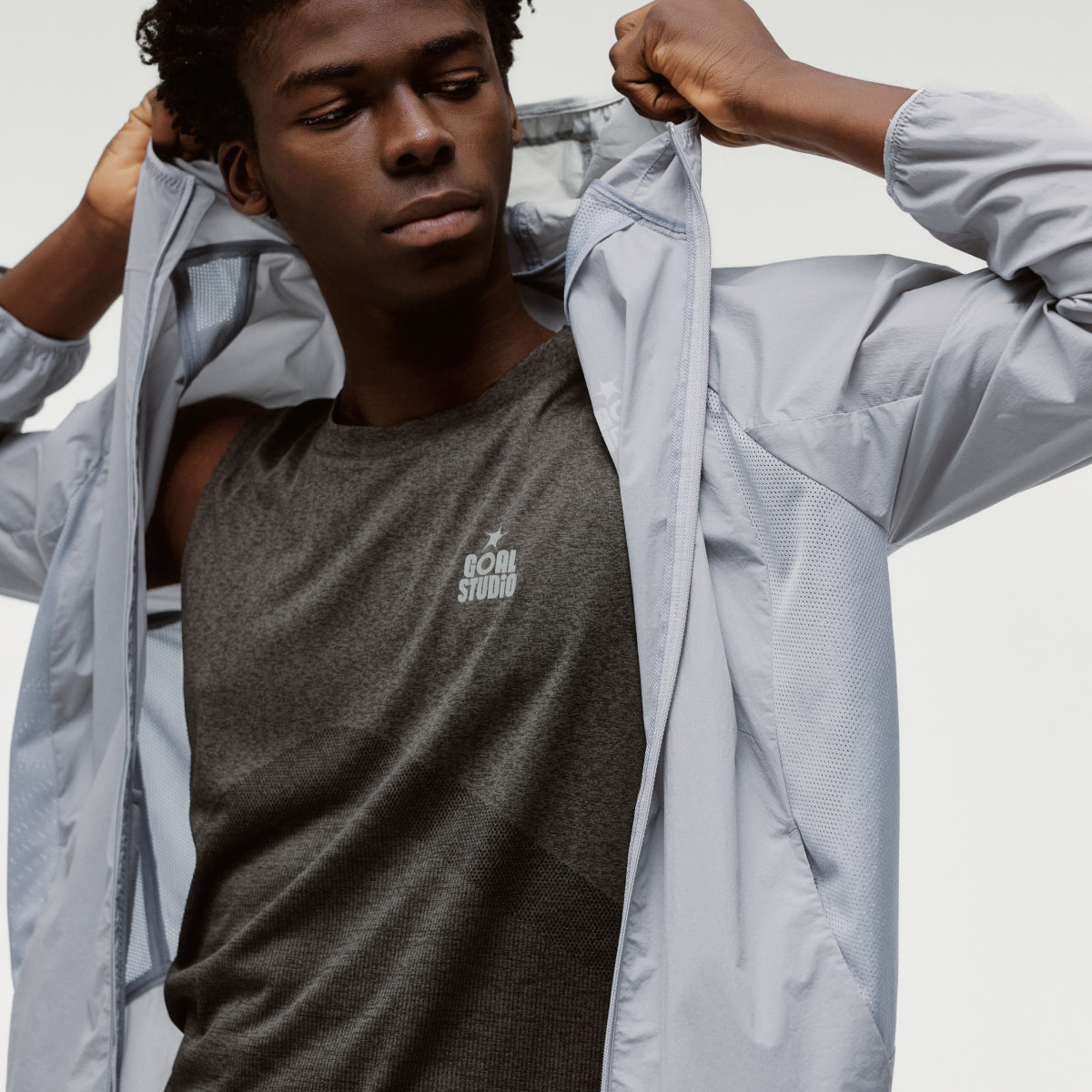M'S ESSENTIAL SUPER LIGHT JACKET - LIGHT GREY