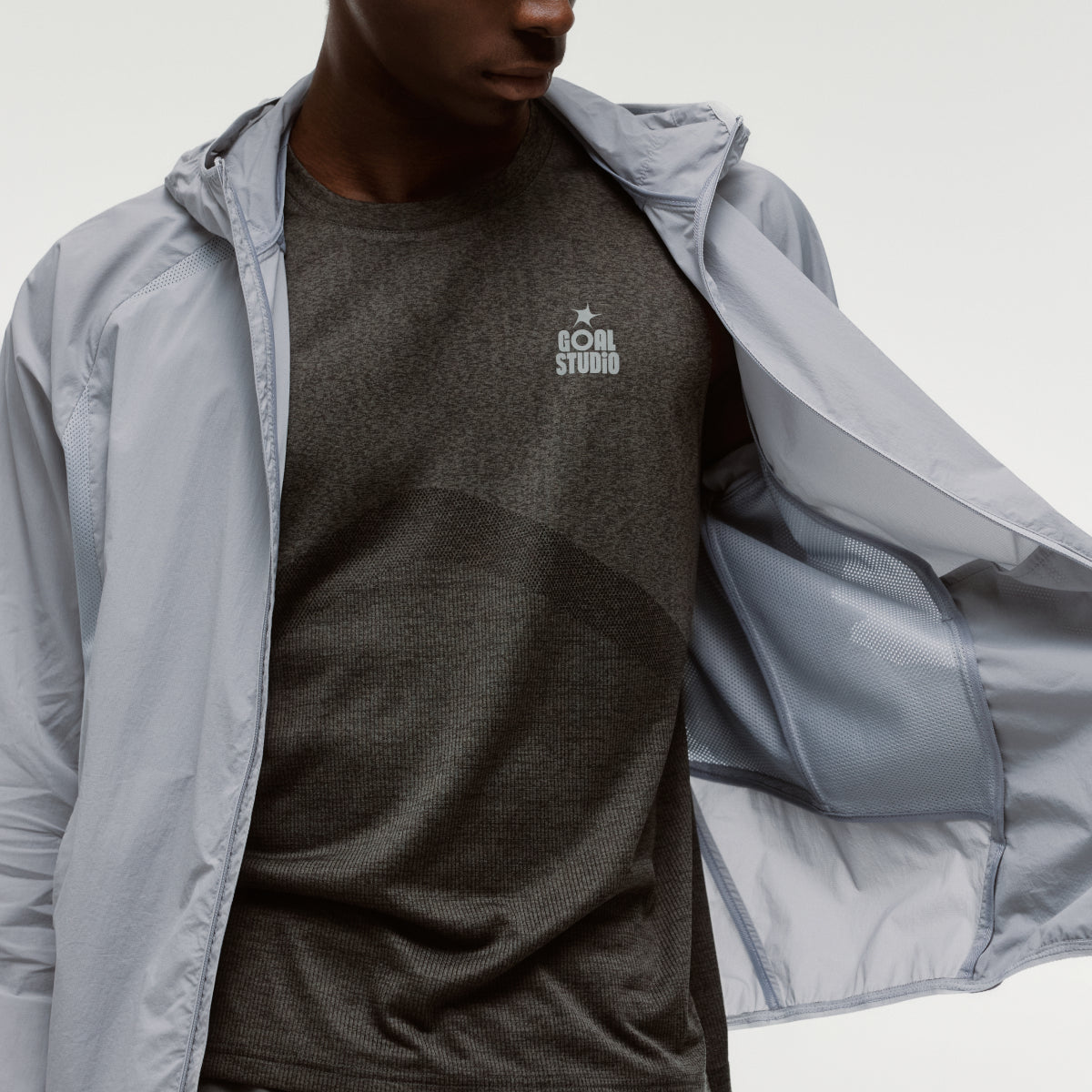 M'S ESSENTIAL SUPER LIGHT JACKET - LIGHT GREY