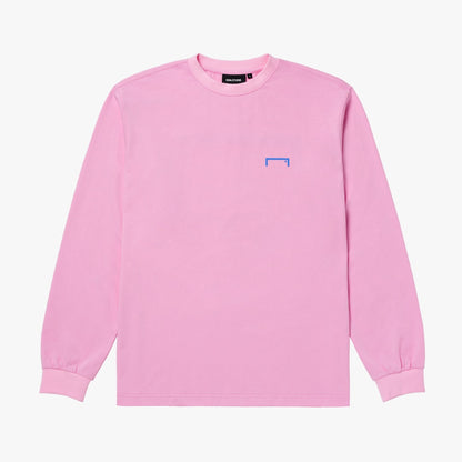ゴールスタジオ エッセンシャル ゴール ビッグロゴ ロングスリーブ TEE ライトピンク
