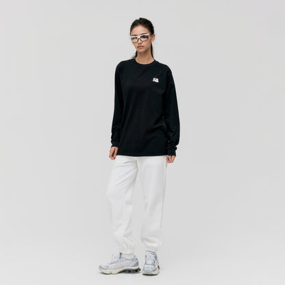 ESSENTIAL LAYERED LONGSLEEVE TEE - BLACK