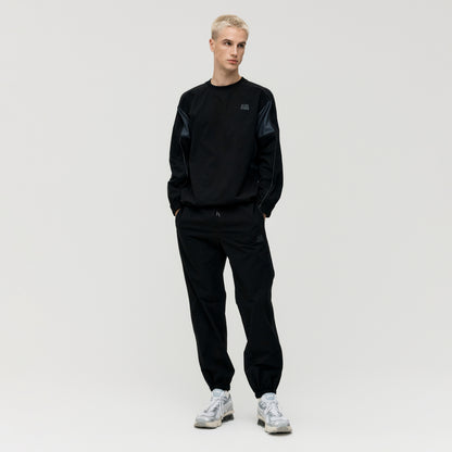 ESSENTIAL STRETCH WIND PULLOVER - BLACK