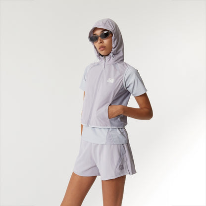 ゴールスタジオ ウィメンズ ニット ショーツ ラベンダー