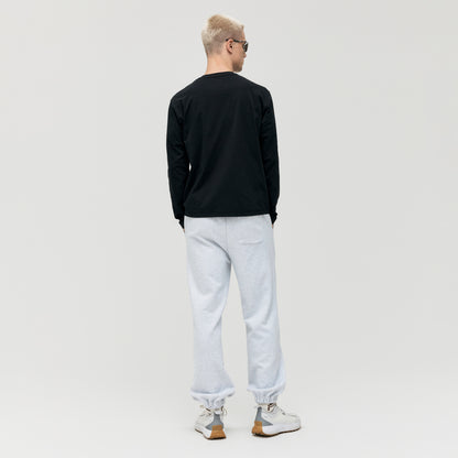 M'S AIR DRY LONGSLEEVE TEE - BLACK
