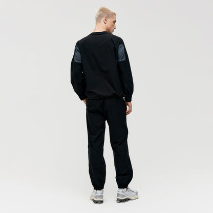 ESSENTIAL STRETCH WIND PULLOVER - BLACK