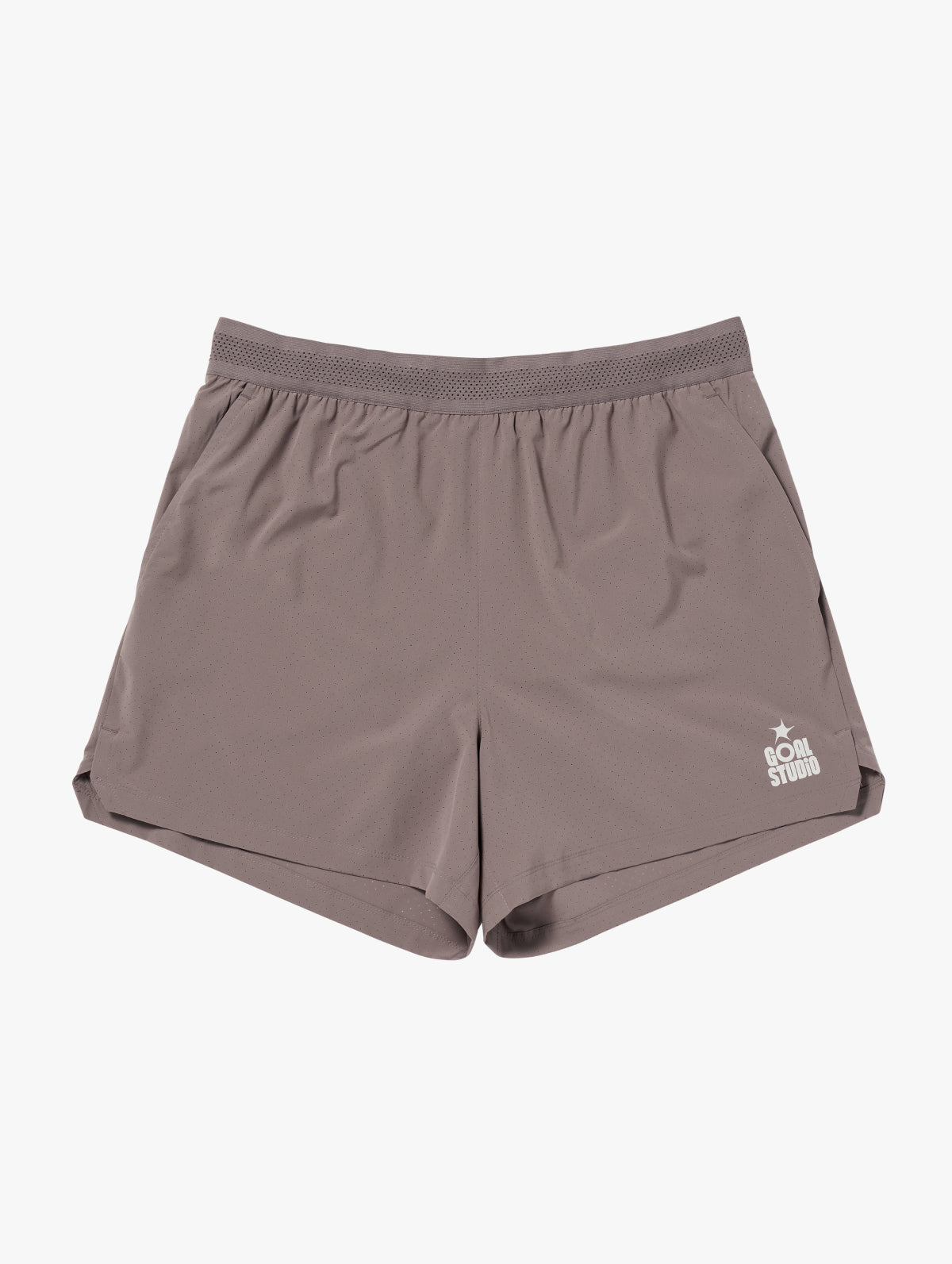 M'S 5" RUNNING SHORTS - BROWN