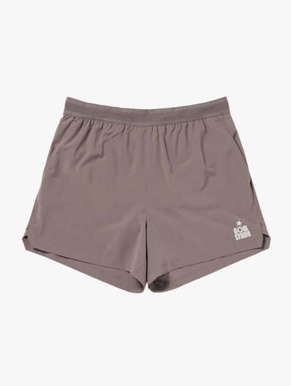 M'S 5" RUNNING SHORTS - BROWN