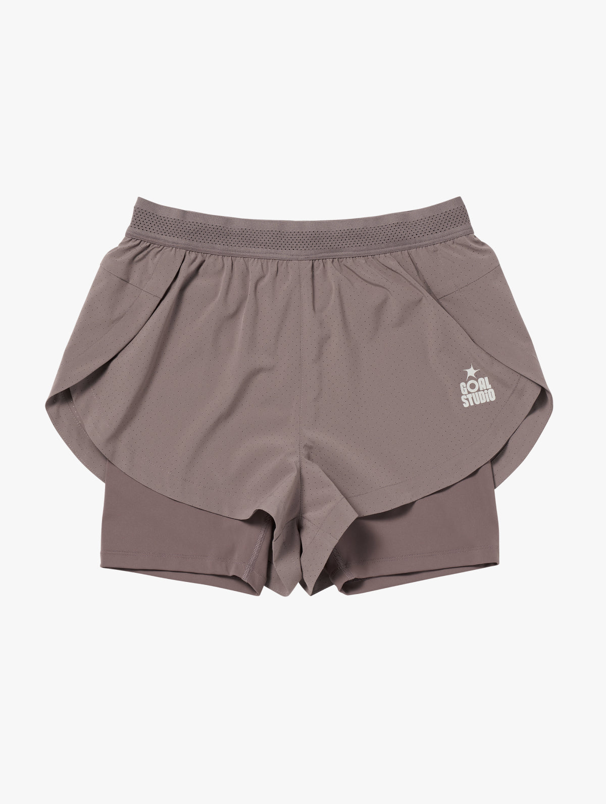 W'S 2" RUNNING SHORTS - BROWN
