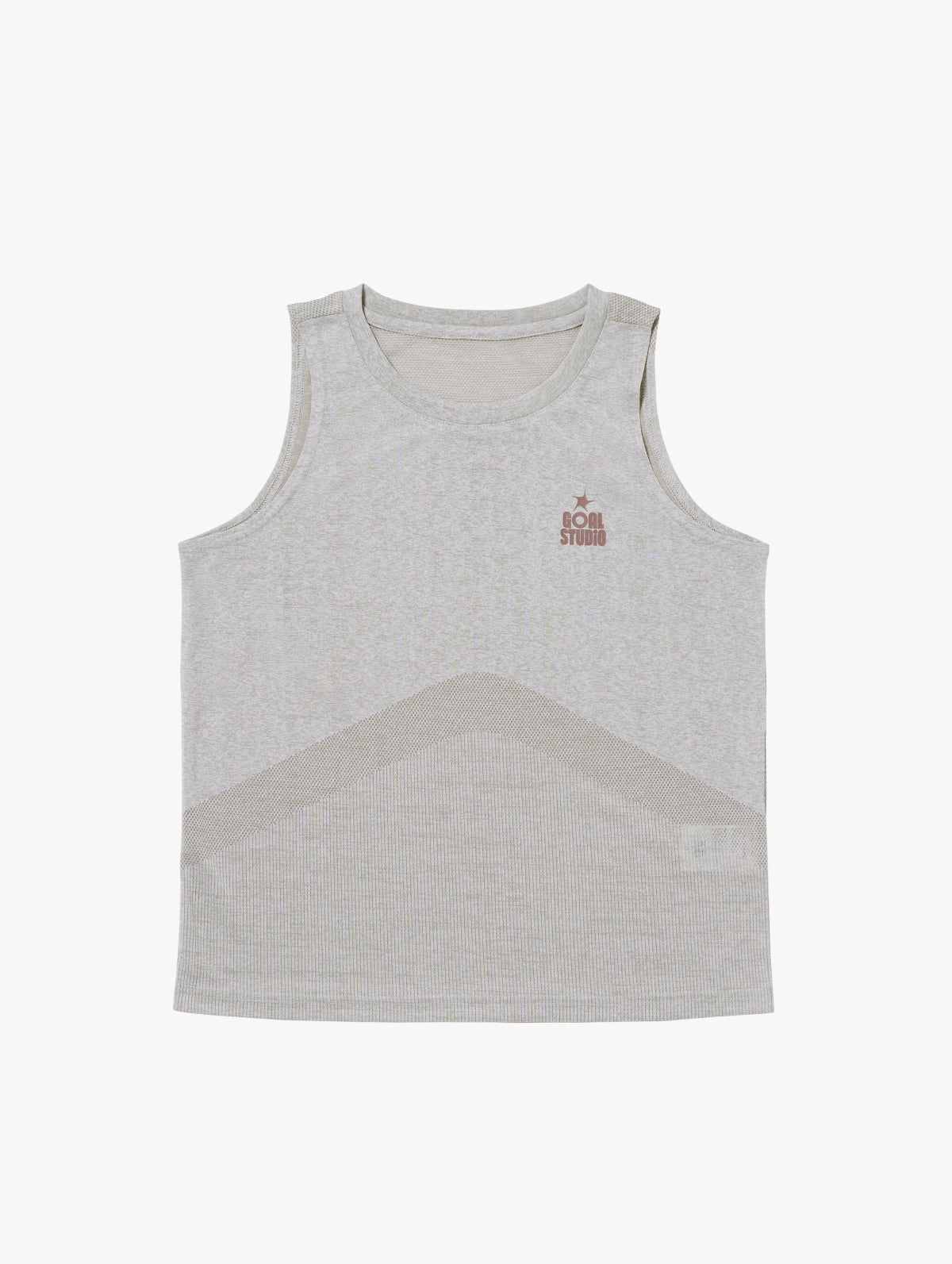 W'S JACQUARD SLEEVELESS - BEIGE