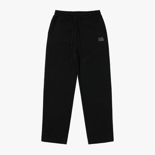 ESSENTIAL BRUSHED PANTS - BLACK