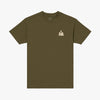 MAP LOGO AIRDRY TEE - OLIVE GREEN