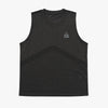 M'S JACQUARD SLEEVELESS - CHARCOAL