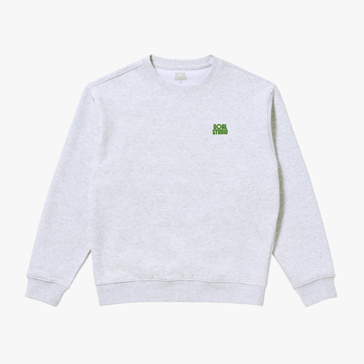 MAP LOGO CREWNECK - MELANGE GREY