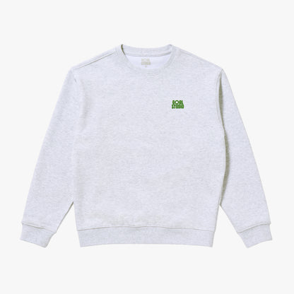 MAP LOGO CREWNECK - MELANGE GREY