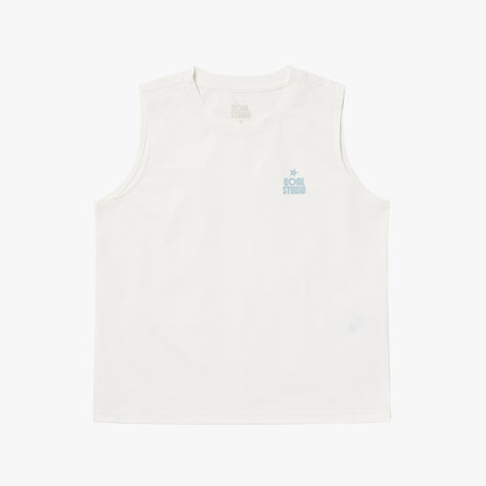 W'S ESSENTIAL AIRDRY SLEEVELESS - OFF WHITE