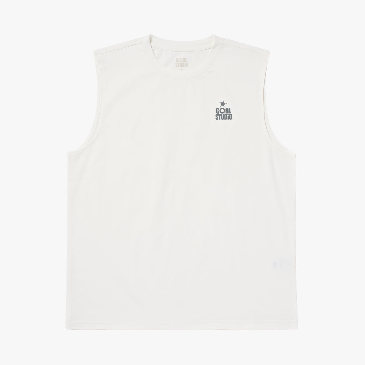 M'S ESSENTIAL AIRDRY SLEEVELESS - OFF WHITE