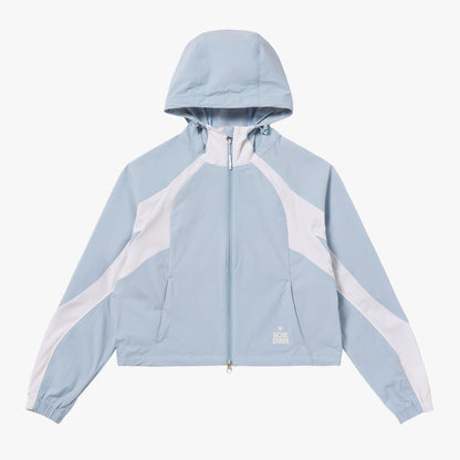 W'S COLOR-BLOCK JACKET - SKYBLUE