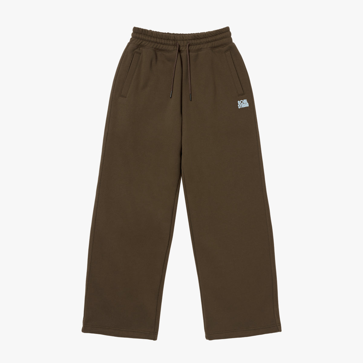 W'S ESSENTIAL BRUSHED PANTS - DARK BROWN