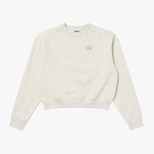 W'S ESSENTIAL BRUSHED SWEAT - OATMEAL