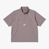 COLOR-BLOCK S/S ANORAK - BROWN
