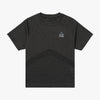 W'S JACQUARD TEE - CHARCOAL