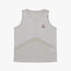 W'S JACQUARD SLEEVELESS - BEIGE